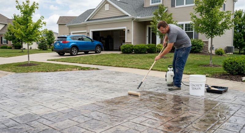 Paver Driveway Sealing in Alpharetta, GA